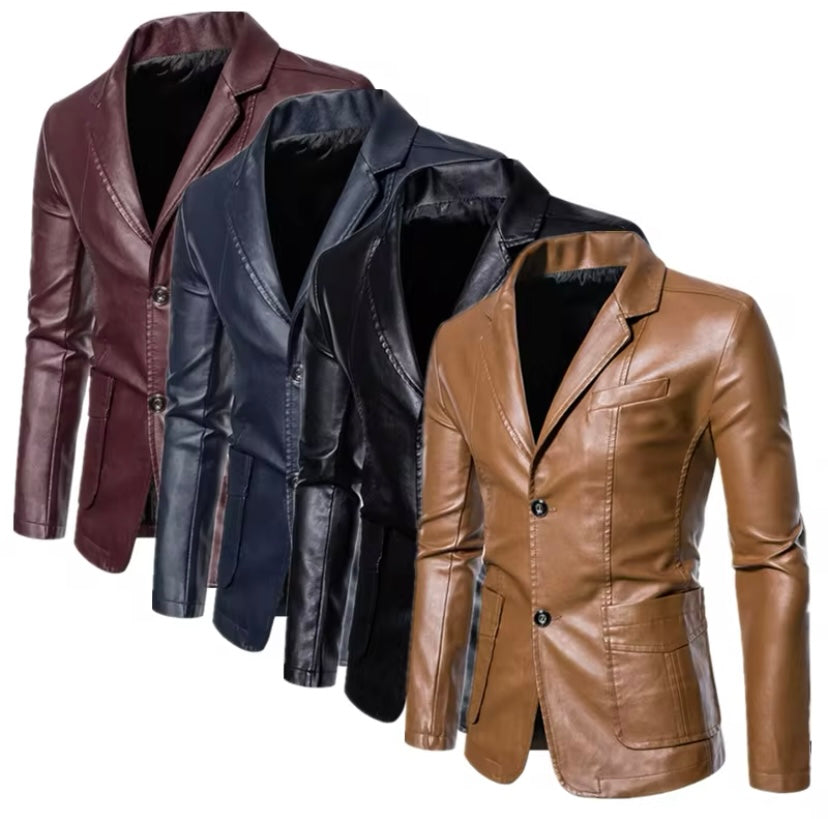 Giacca in pelle “LORENZO”