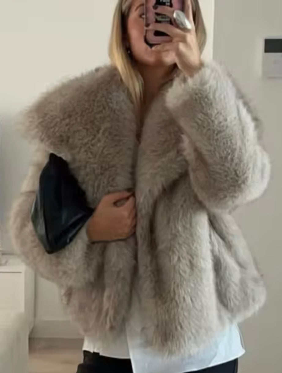 Cappottino pelliccia donna “ANNA”