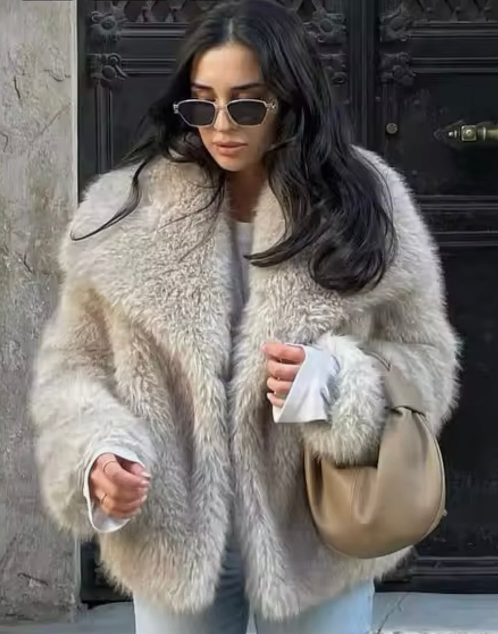 Cappottino pelliccia donna “ANNA”