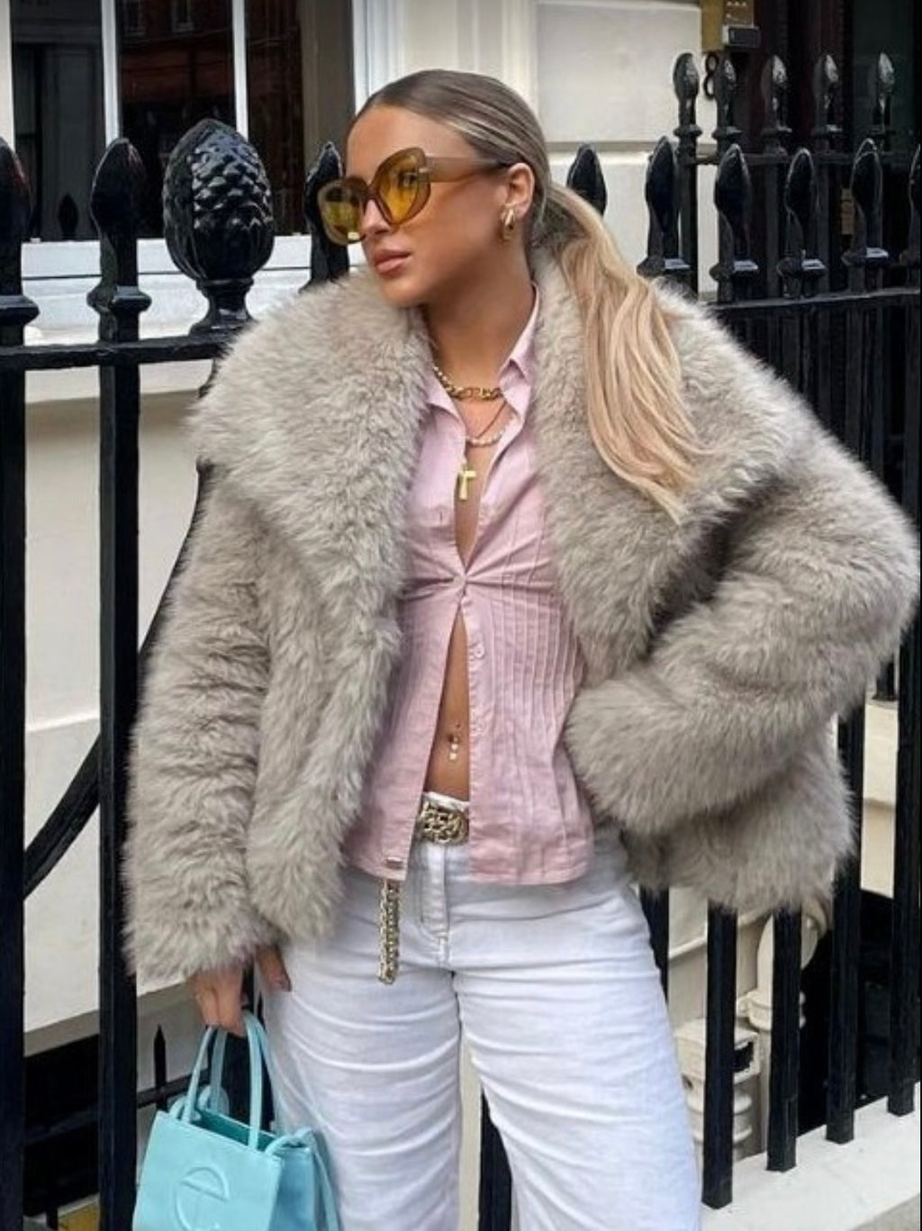 Cappottino pelliccia donna “ANNA”