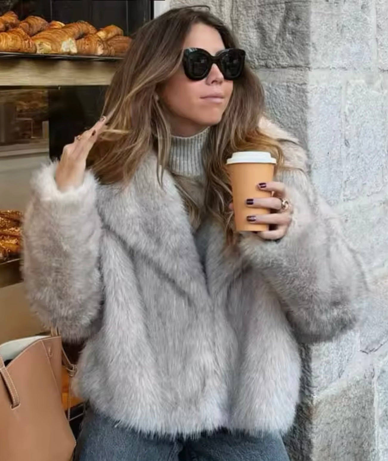 Cappottino pelliccia donna “ANNA”