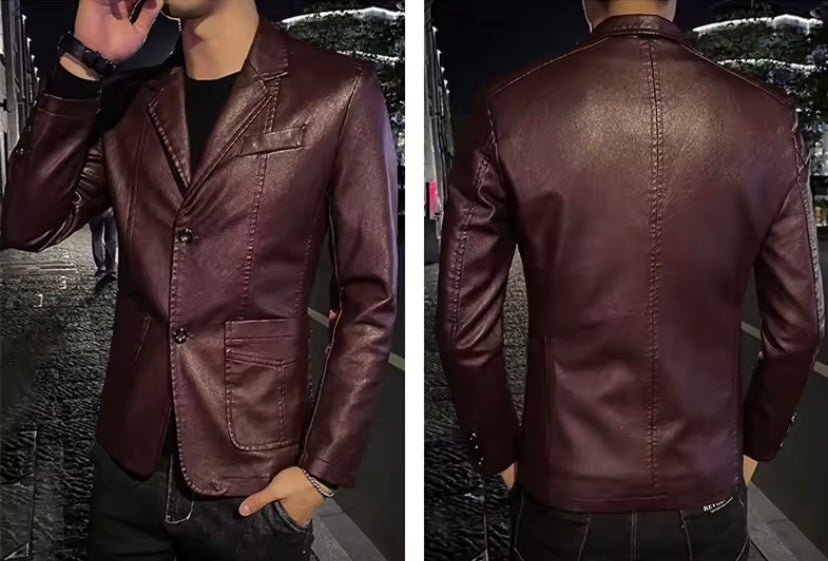 Giacca in pelle “LORENZO”