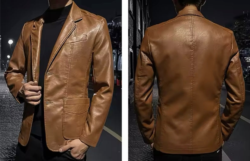 Giacca in pelle “LORENZO”